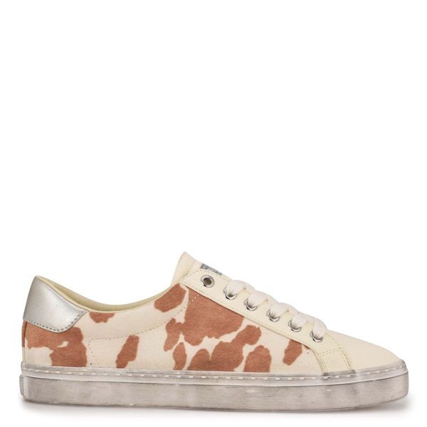 Nine West Best Casual Brown White Sneakers | South Africa 17H07-1L38